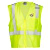 Unisex Single Pocket Zipper Mesh Vest Thumbnail